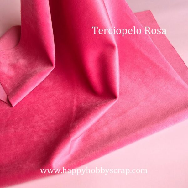 44121635 Vinipiel Terciopelo Rosa 30 x 60cm