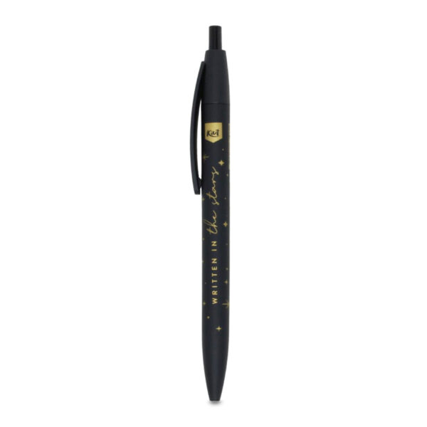 Pluma Kiut Color Negro punta delgada 0.7mm
