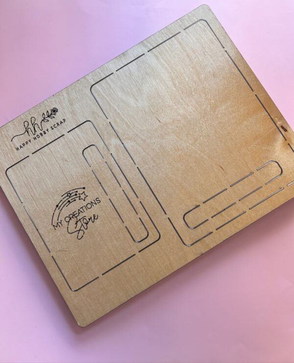 23251802 TROQUEL PARA LIBRETAS CON RANURA PARA PLUMA (DOS HOJAS) (1071)