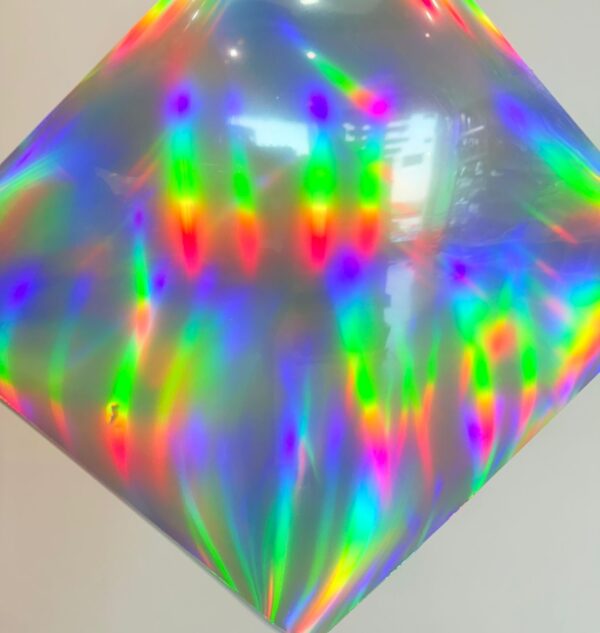 44121635 Vinil adhesivo Plata Holográfico 30 x 30 cm (1 hoja)