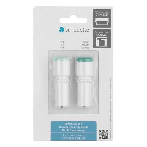 27111507 Set De Herramientas 2pz Repujado Fina Y Ancha Silhouette | SILH-TOOL-EMB-SET