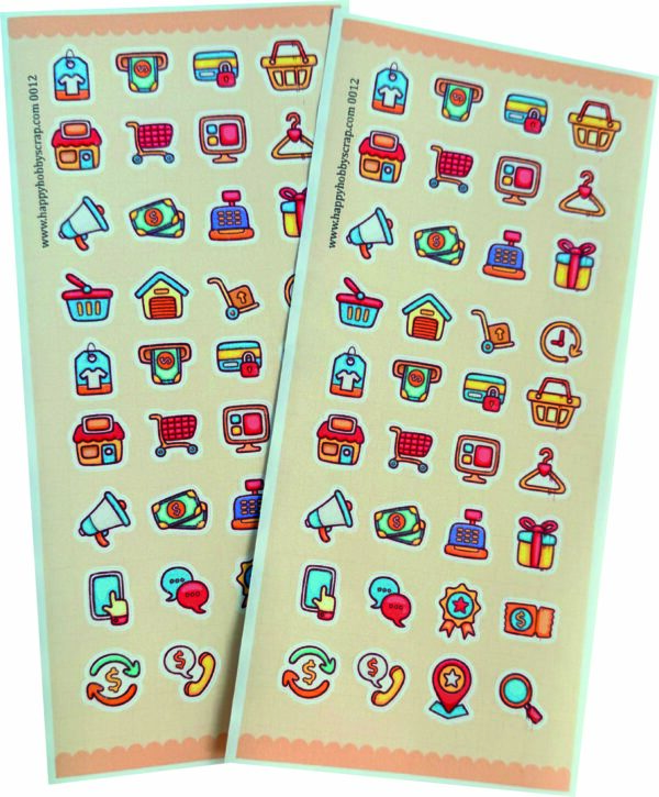 Plantilla sticker Modelo 012  (2 piezas)