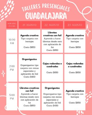 Curso presencial Guadalajara 21 Agosto - Separación de curso
